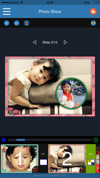 Screenshot #1 pour Photo Show HD - SlideShow - Picture Collage Maker