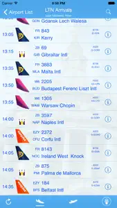 London Luton Airport - iPlane Flight Information screenshot #1 for iPhone