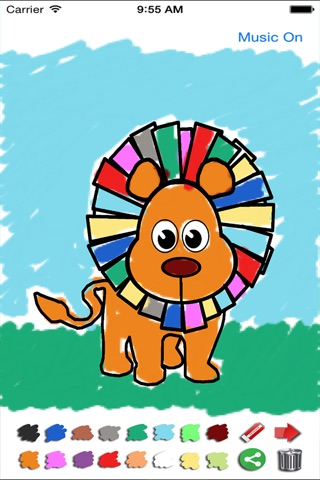 Kids Coloring Book - cute 50 characters screenshot 2
