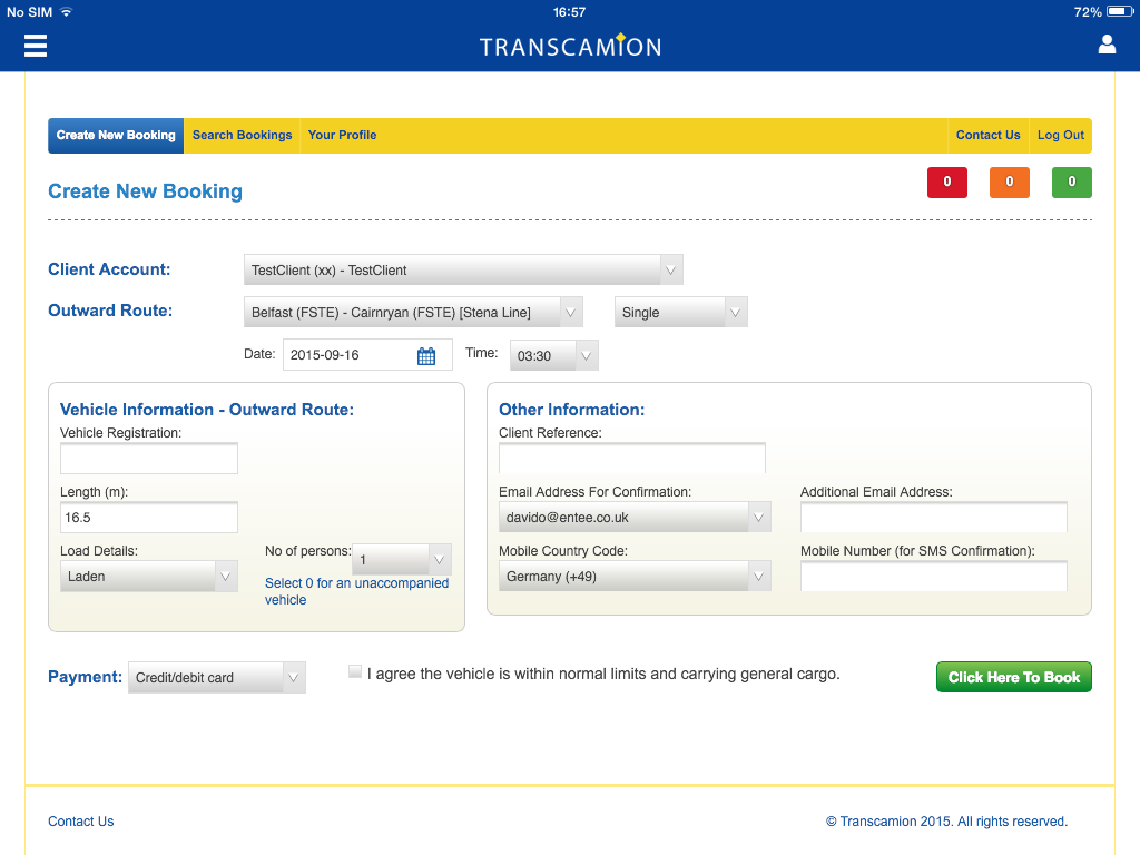 Transcamion Ferry Freight - Book all freight ferries in one app.