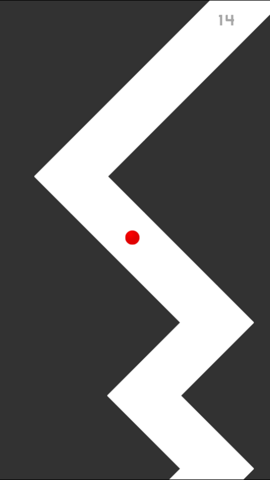 #4. ZigZag Line - Impossible Game (iOS) By: Hien Nguyen