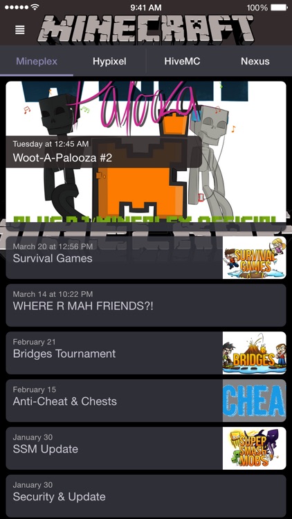 Server News for Minecraft! screenshot-3