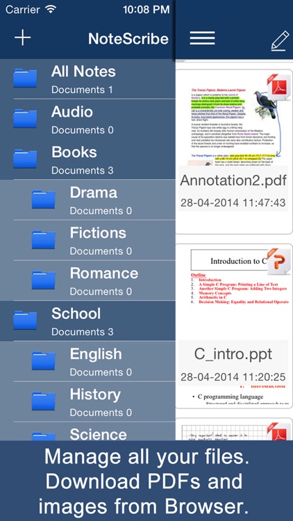 NoteScribe: Notes, PDF Annotation, Drawing and Sketching screenshot-4