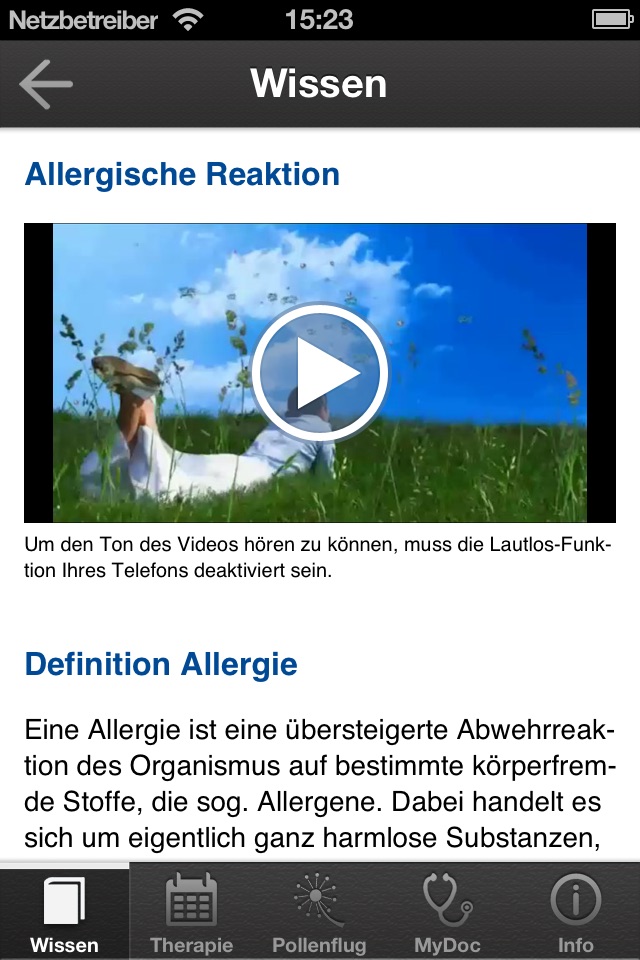 Allergohelp Schweiz screenshot 2