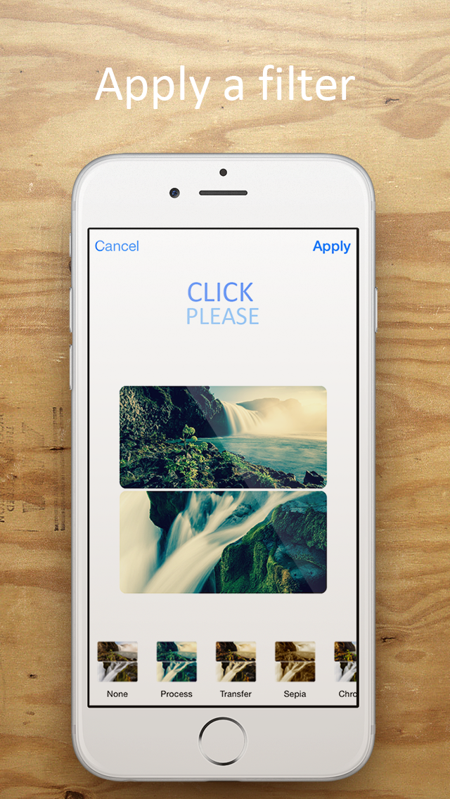 Photo 1+3 - Take a pic, apply filters, have fun! screenshot 3