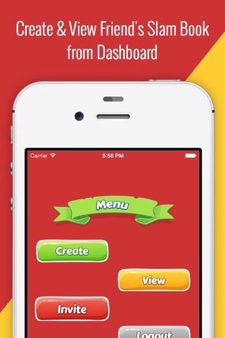 My Slam Book App - náhled