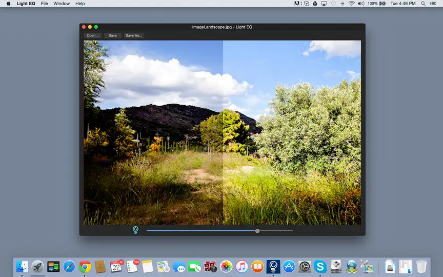 Screenshot von Light EQ By ACDSee auf dem iPhone 4