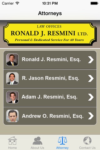 Accident App by Law Offices of Ronald Resmini screenshot 3