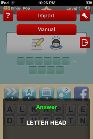 Cheats for "Emoji Pop" - get all the answers now with free auto game import! screenshot 3