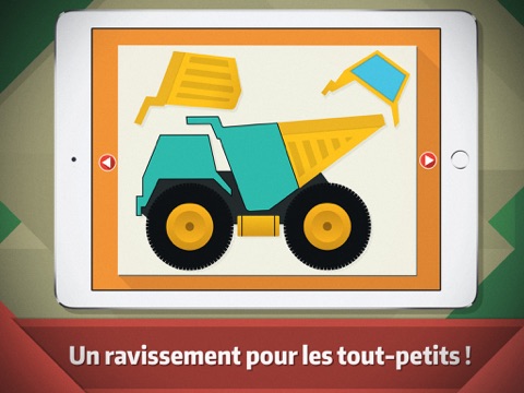 Screenshot #6 pour Voitures enfants, véhicules et camions jeu de puzzle pour les tout-petits et Bébés garçons à regarder, écouter et apprendre