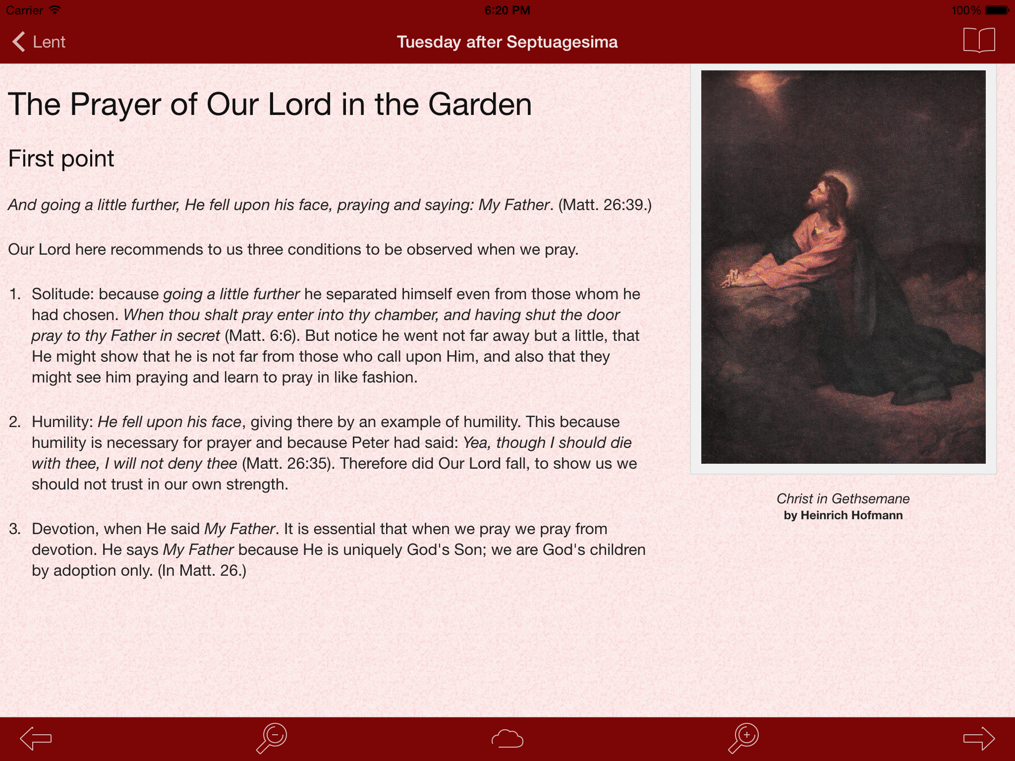 Lent Lite: Catholic Meditations for Lent by St. Thomas Aquinas screenshot 9
