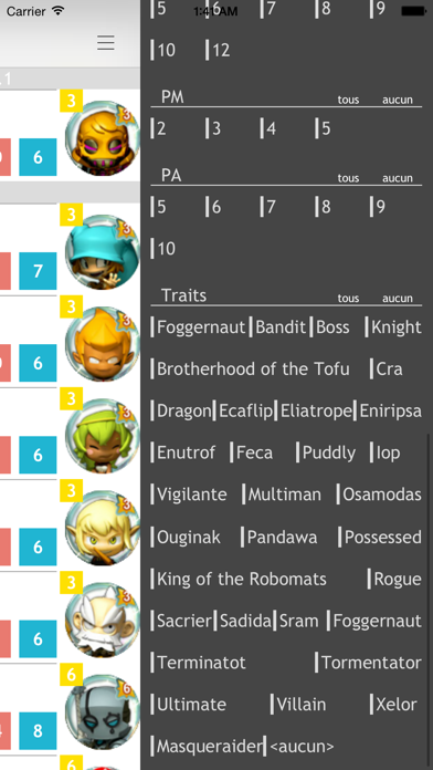 Screenshot #3 pour Assistant pour Krosmaster Arena
