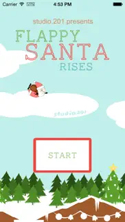 flappy santa rises iPhone Captures Décran 1