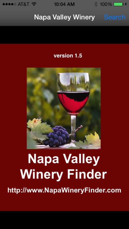 Napa Valley Winery Finder