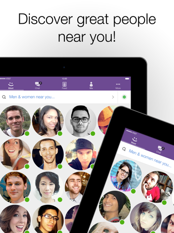 MeetMe iPad用 - 新メンバーとチャット&交流のおすすめ画像1