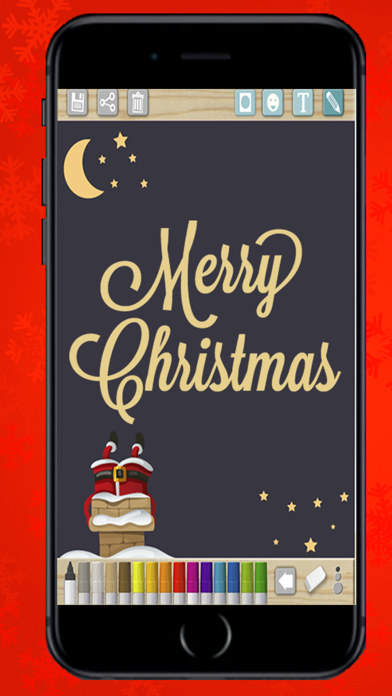 フレームとクリスマスカードのおすすめ画像1