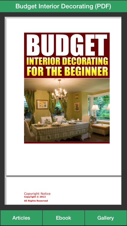 Decorating Ideas Guide - A Guide To Decorating Your Home !