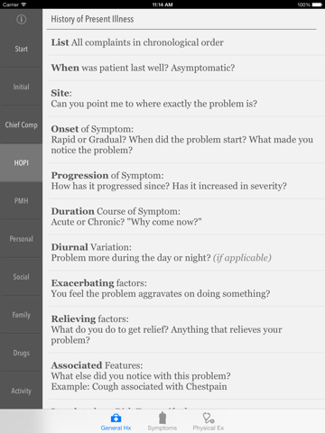 Screenshot #6 pour Clinical Skills - History, Symptoms & Physical Examination