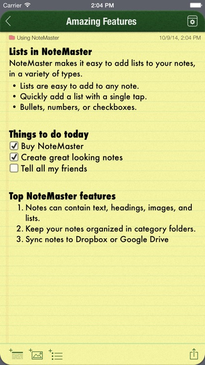 NoteMaster Lite - amazing notes