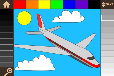 Color It Puzzle It: Planes screenshot 3