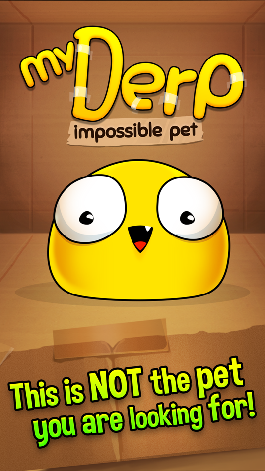 #1. My Derp - The Impossible Virtual Pet Game (iOS) By: TPG TECNOLOGIA DA INFORMACAO LTDA