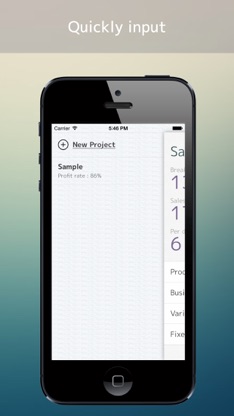 Calculating break-even point - TonTon screenshot 2