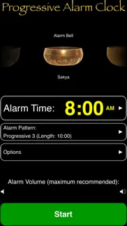 progressive alarm clock iphone screenshot 1