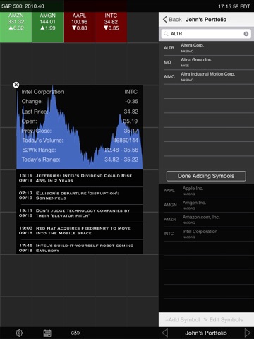 MarketMatrix:  US Stock Market, ETFs, and Mutual Funds Edition screenshot 3