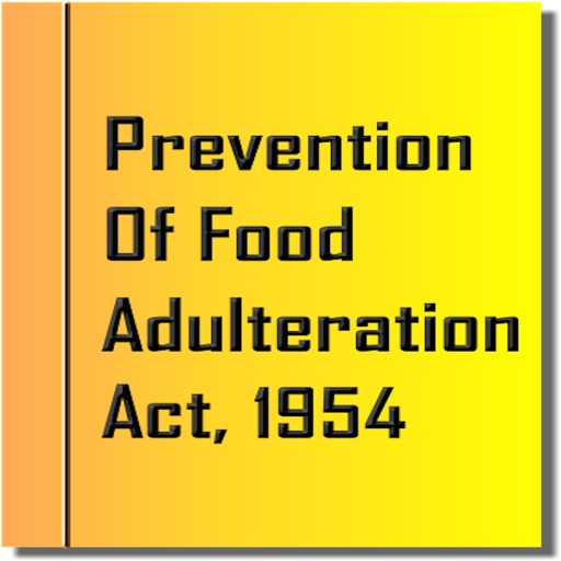 The Prevention of Food Adulteration Act 1954 icon