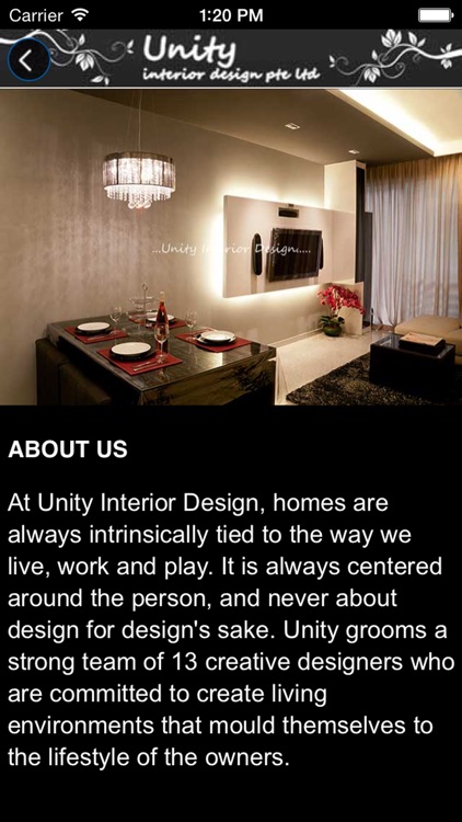Unity Interior Design