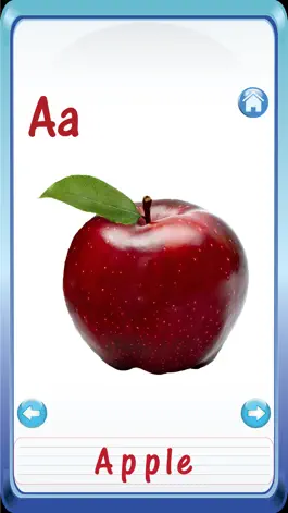 Game screenshot Kids Fruits & Vegetables ABC Alphabets flash cards for preschool kindergarten Boys & girls mod apk