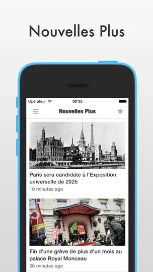 Скриншот Nouvelles Plus на iPhone 1