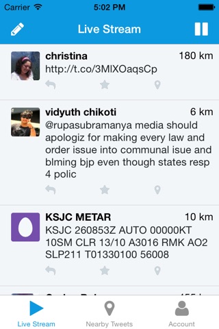 Nearby Tweets - Discover tweets closeby! screenshot 4