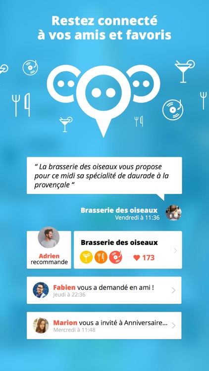 MyFav - vos Bars, Restaurants, Clubs favoris dans le monde