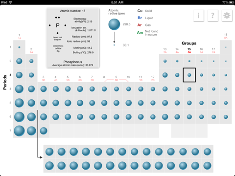 Screenshot #6 pour K12 Periodic Table of the Elements