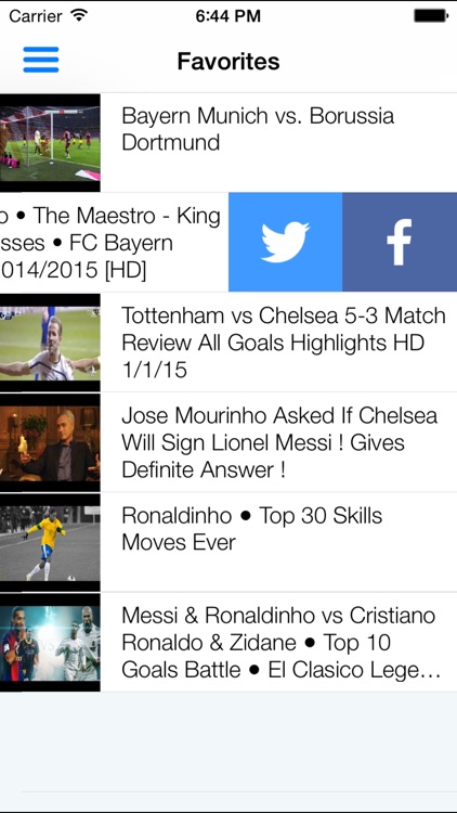 Soccer videos - Highlights and best goals screenshot-3