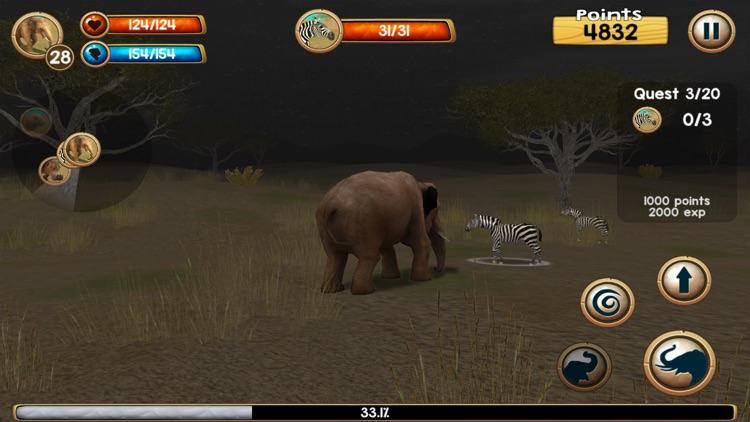 Wild Elephant Sim 3D screenshot-4