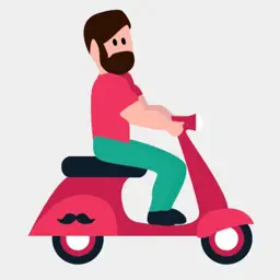 Scooter Rush - Uphill Climbing Bike Race app icon