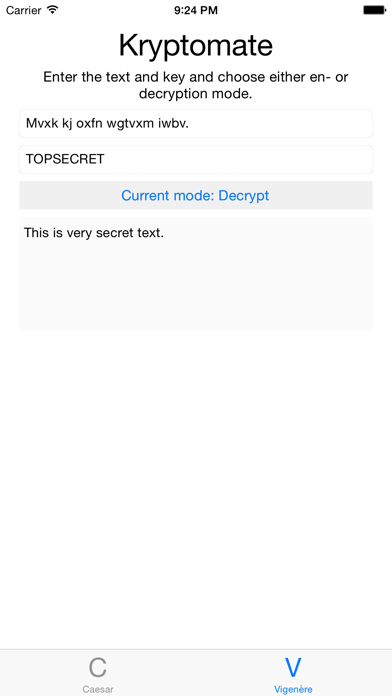 App screenshot