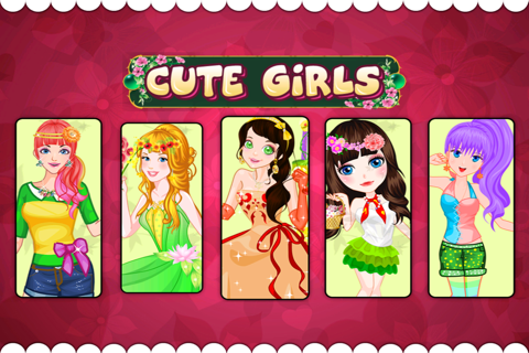 Cute Girl Dress Up : The Game for Girls Make Up,Salon,Fashion,Makeover screenshot 4