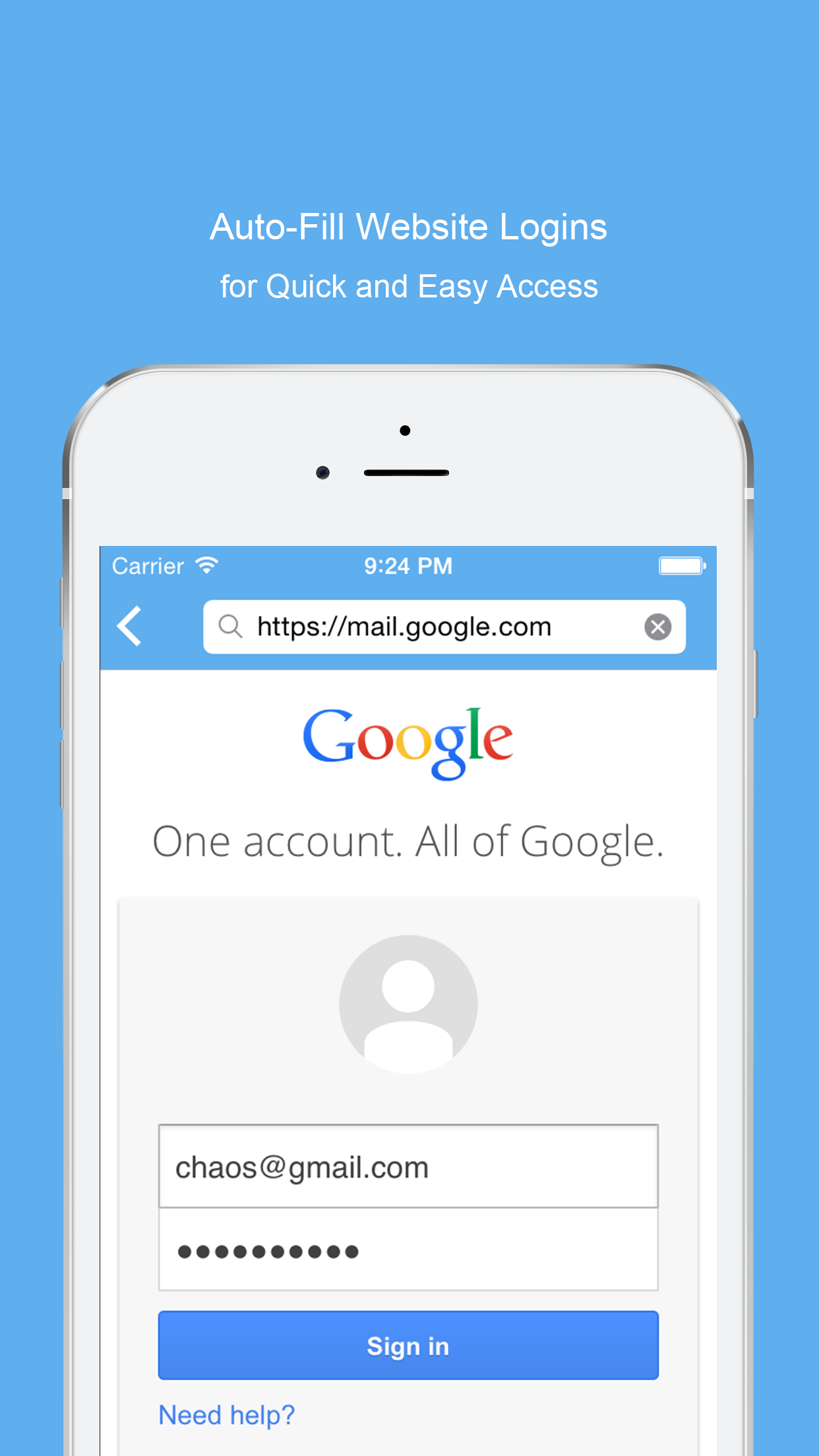 Password Manager-Encrypt data