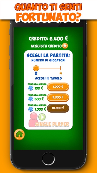 Sette e Mezzo Italiano Screenshot on iOS
