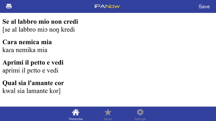 IPANow! Italian