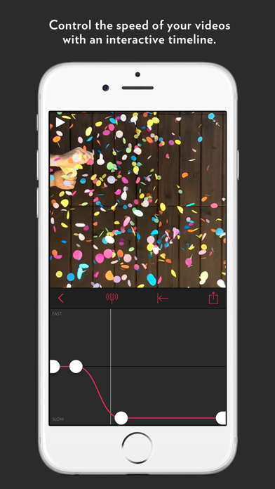 Screenshot #1 pour Slow Fast Slow - Control the Speed of Your Videos
