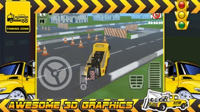 3Dレッカー車の駐車場の挑戦ゲーム無料のおすすめ画像1