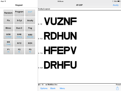 Screenshot #5 pour Medmont Acuity Tester