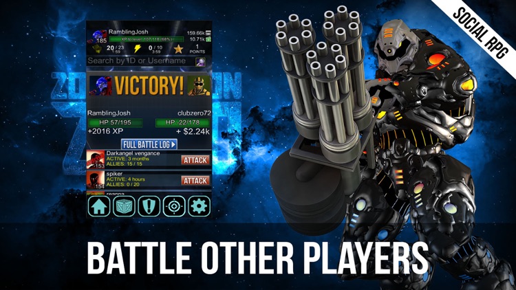 Zombie Moon – Space Marines vs Undead Zombies - Dark Future Social RPG. FREE.