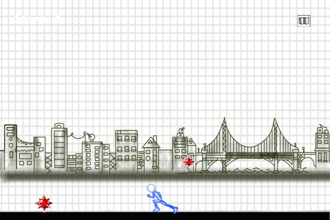 Action Stumble Sketchman - Escape From The Falling Balls screenshot 4