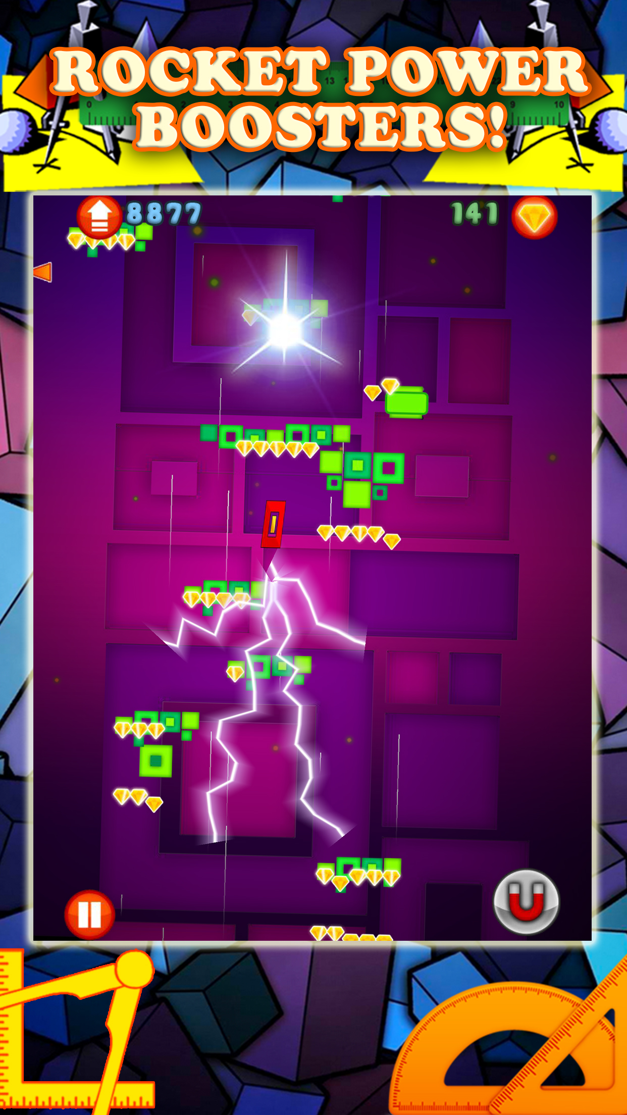 Geometry Jump Impossible Jumping Spike Game For The Top Fun Techno Games FREE screenshot 4