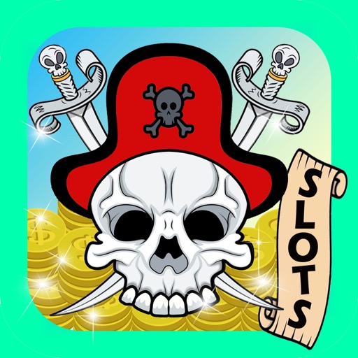 Captain Pirates Treasure Caribbean Booty Slots Free HD icon